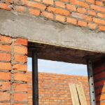 Building,House,Construction.,Window,,Door,Concrete,Lintel,With,Iron,Bar