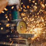Fierce,Flames,Dance,,Forging,Raw,Steel,Into,Art.,In,The
