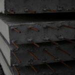 Stock,Concrete,Slabs.,Concrete,Panels,In,Row.,Reinforced,Concrete,With