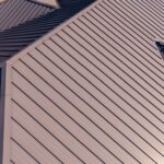 Sunny,Daytime,Drone,Images,Of,A,Brown,Standing,Seam,Metal